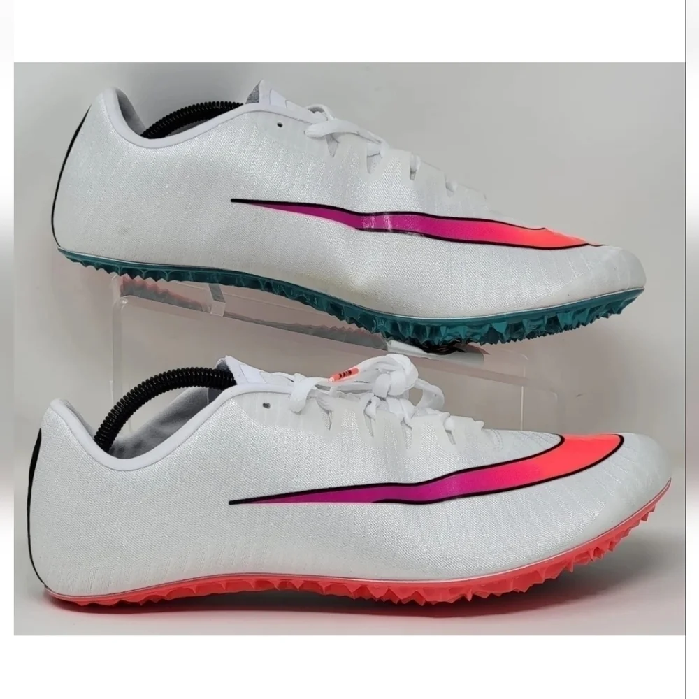Nike Zoom Ja Fly 3 Men’s Size 13 White Ombre Track Shoes Spikes 865633-101 New